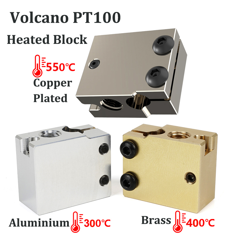 Direct Drive Extruder - High Quality PT100 Volcano Heated Block