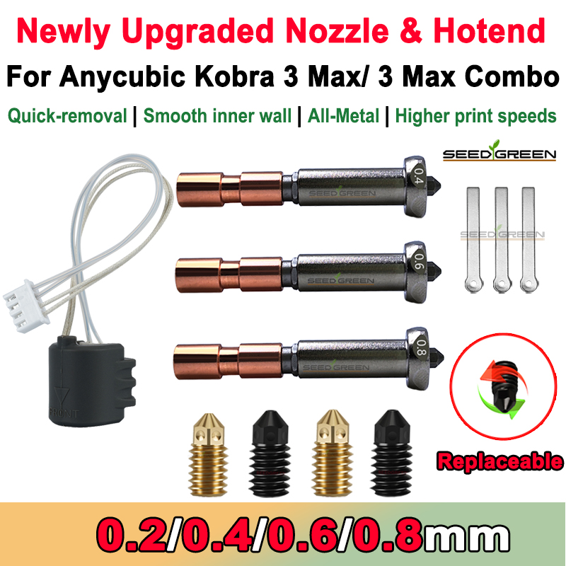 Upgrade Nozzle For Anycubic Ko - огляд і ціна Hotend 0.4Mm