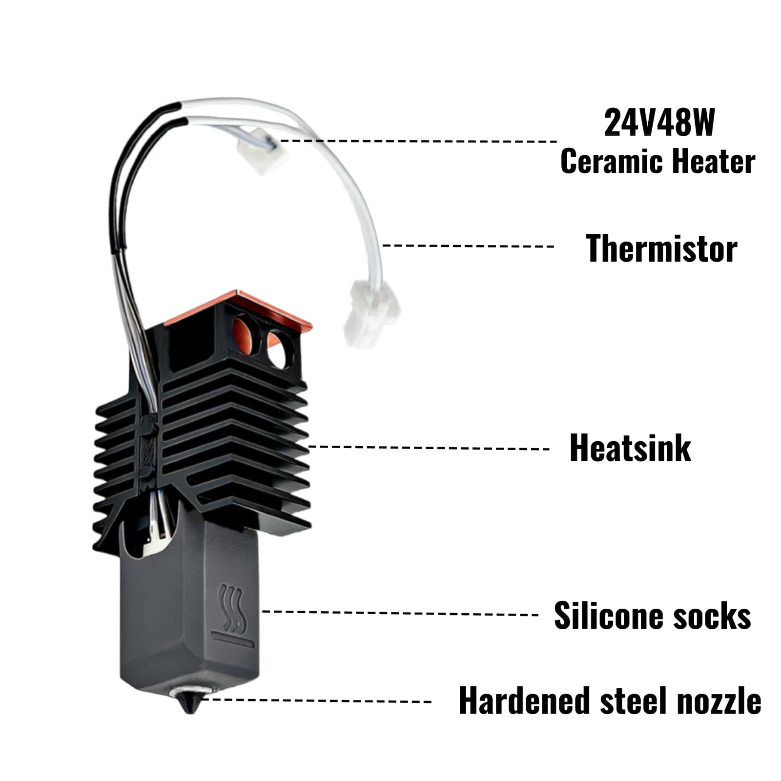 High Flow Hotend For Snapmaker - огляд і ціна High Flow Ceramic Hotend