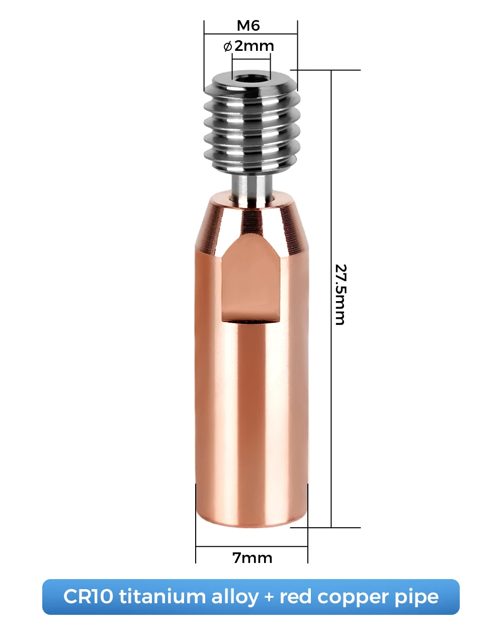 High Quality E3D V6 Throat V5  - огляд і ціна Direct Drive Extruder