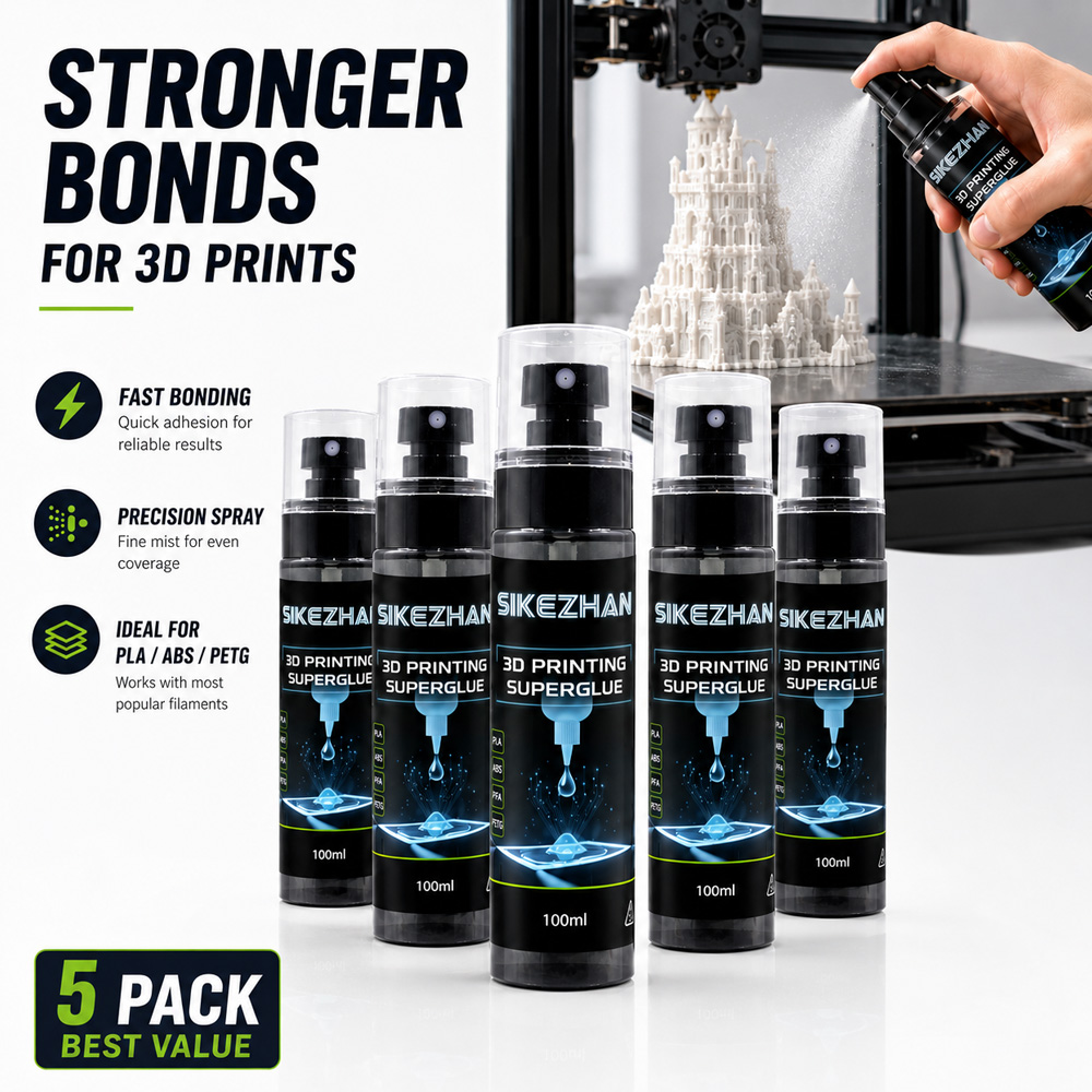 5Pcs 3D Printer Adhesive Spray - огляд і ціна Petg Filament