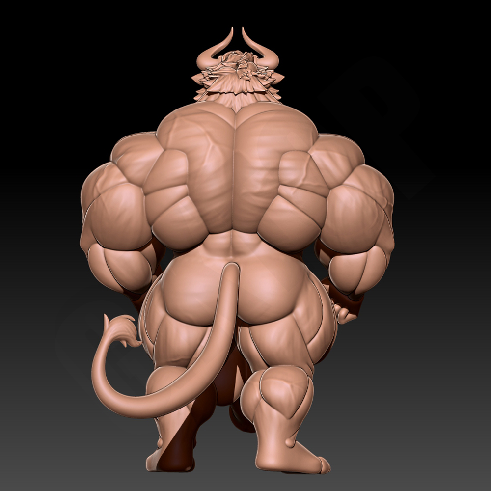 Hunky Fitness Muscle Bull 1/24 - огляд і ціна Resin Printer
