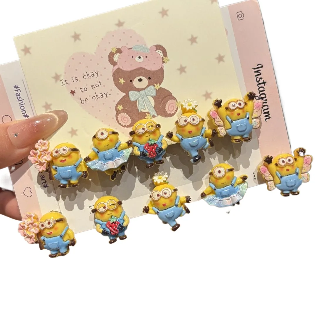 5pcs/10pcs Cute Resin Minions  - огляд і ціна Resin Vat