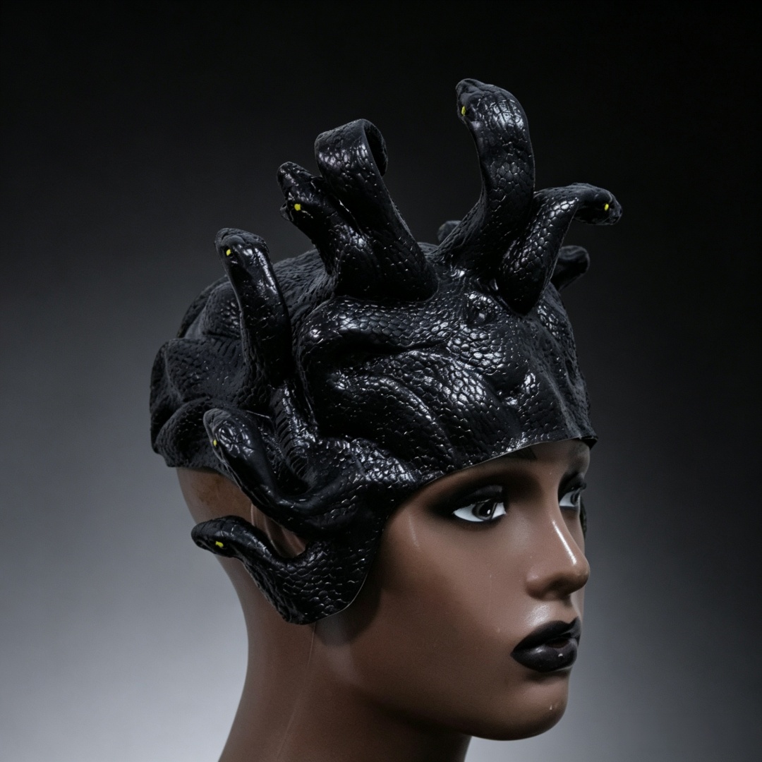 Snake Shaped Wig Mask For Wome - огляд і ціна Cobra Extruder