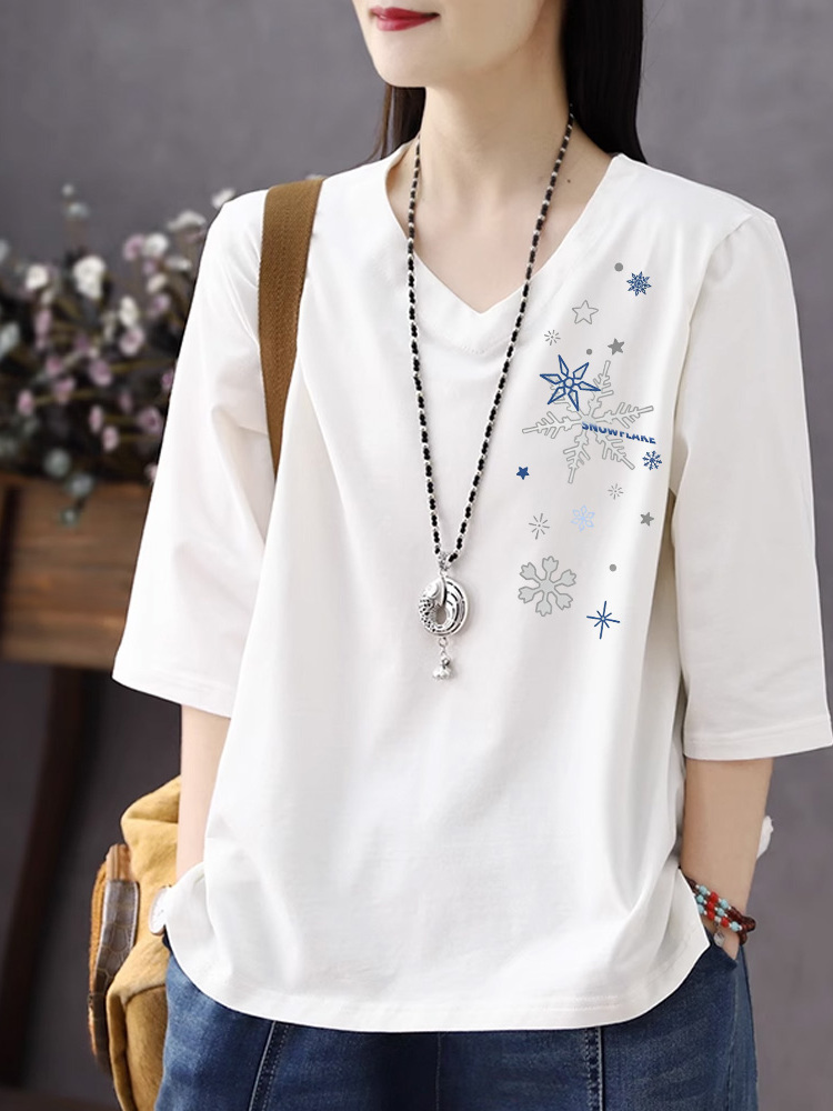 Pure Cotton V-Neck 3/4 Sleeve  - огляд і ціна Resin Vat