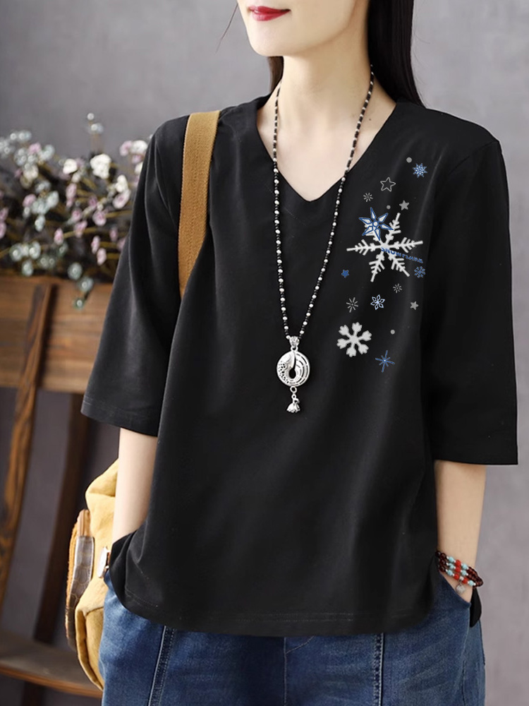 Pure Cotton V-Neck 3/4 Sleeve  - огляд і ціна Resin Vat